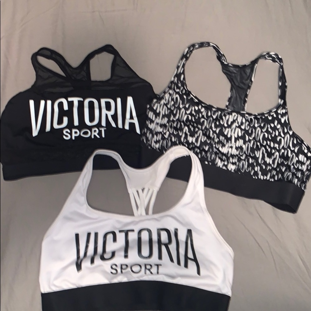 3 Victoria Secret Medium Sports Bras